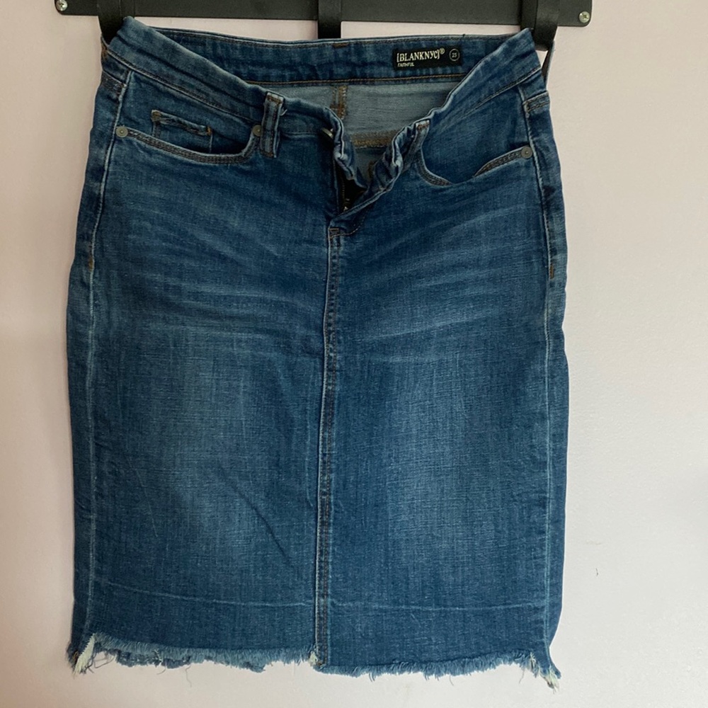 Blank NYC denim skirt